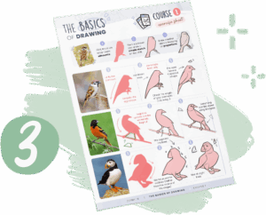 free beginner drawing course correction sheets